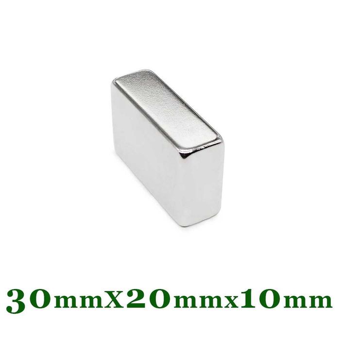 30x20x10mm неодимов МАГНИТ N52, magnit, neodimov, магнити, magnet