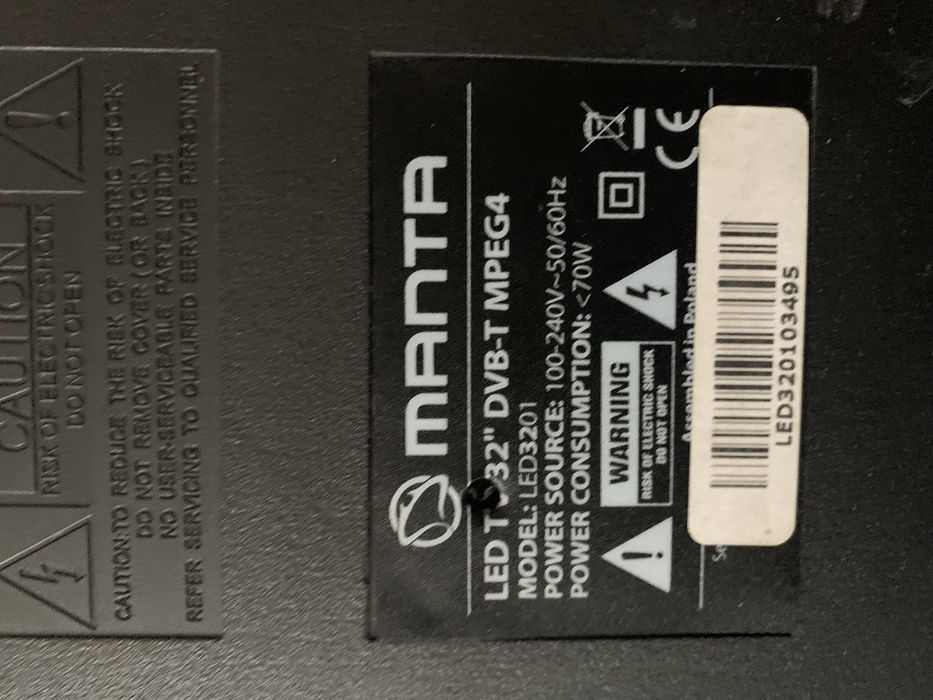 Televizor Manta 80 si Samsung Smart TV  127cm