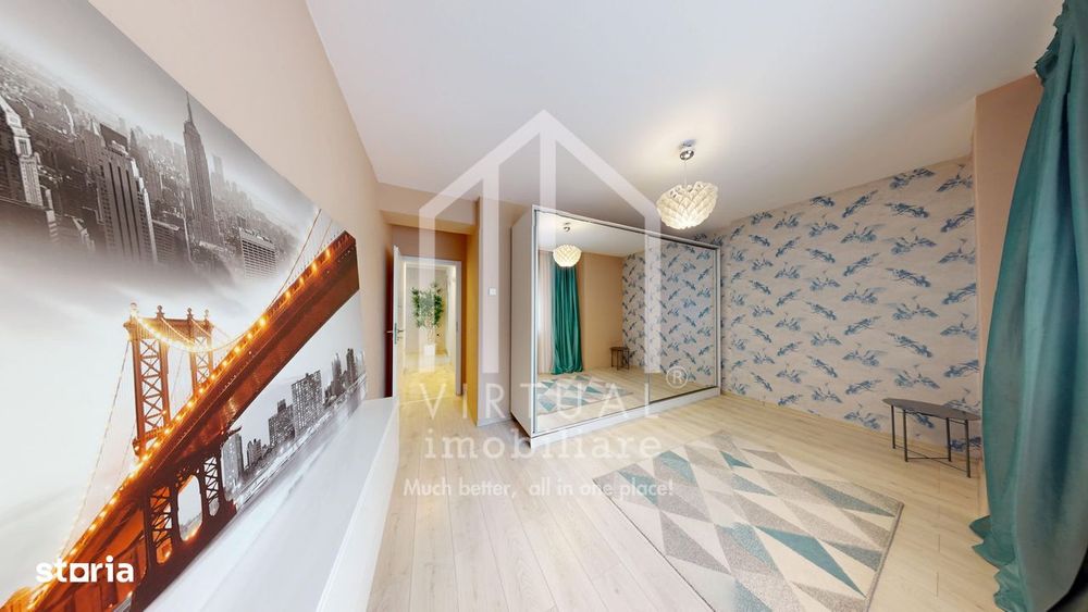 Apartament cu 3 camere, 71mp utili+balcon 12mp, loc de parcare