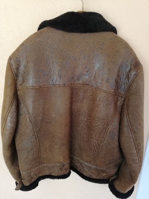 Geaca piele bărbați Aviator Cougar Xl