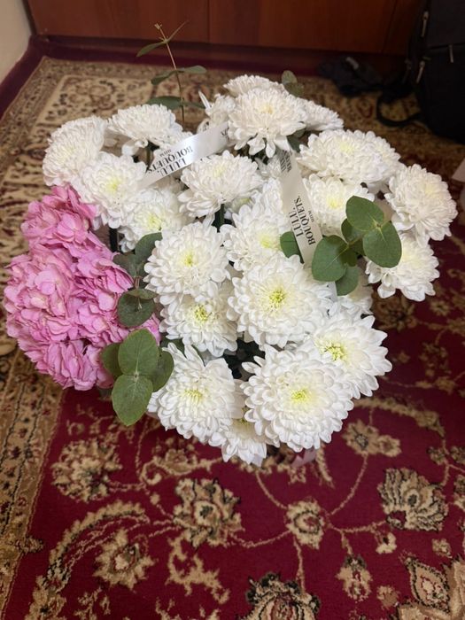 Корзина букет свежий