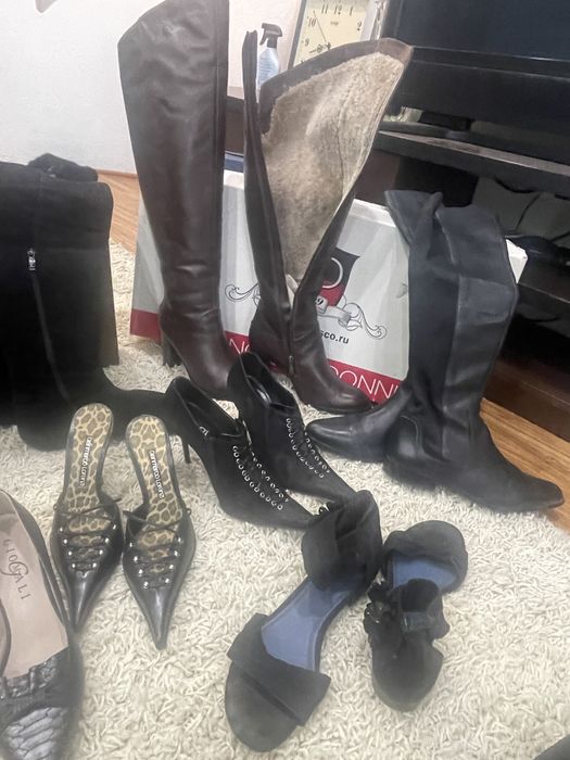 Распродажа обуви кожа , замша