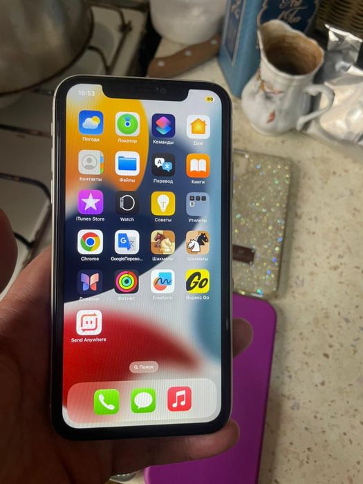 Айфон 11 белый в идеале