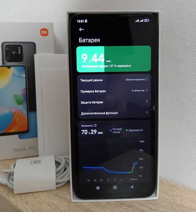 Xiaomi Redmi 10C с коробкой!