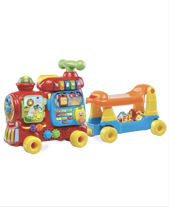 Играчка Vtech влакче за сядане, проходилка и занимателен център