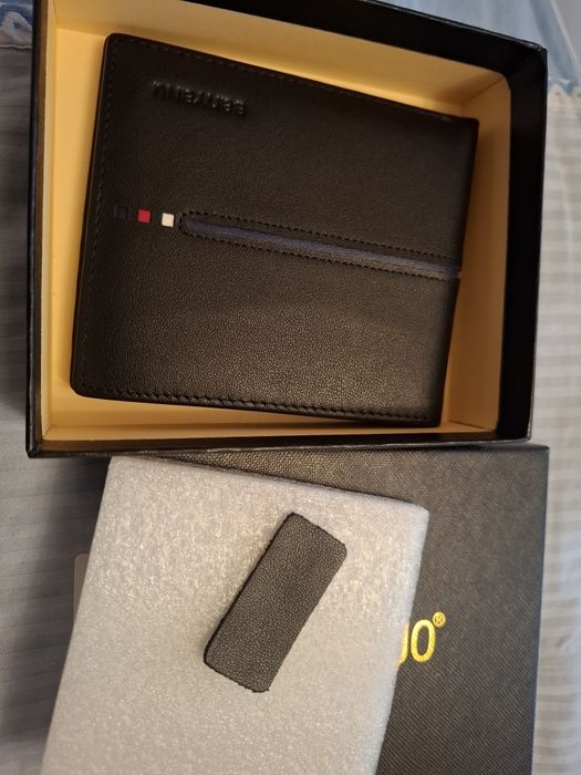 Portofel barbatesc BONLUO din piele naturala