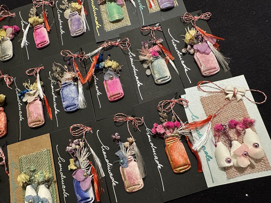 Mărțișoare handmade de diferite modele