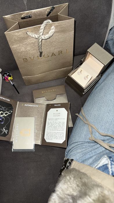 Серьги bvlgari (original)