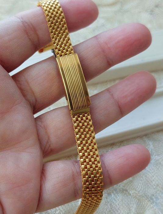 Позолоченный браслет для часов