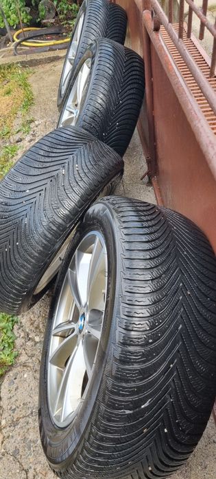 Jante de aliaj R 17 cu anvelope de iarna Bmw  G 30 ,G 20, G 01, 5×112, VW, Audi