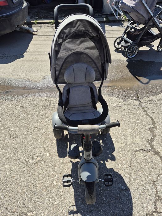 Триколка Lorelli - Neo, с EVA гуми, Grey Luxe, сива