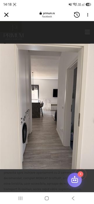 Închiriez apartament cu 2 camere decomandat. Disponibil imediat! Mai multe detalii in privat!