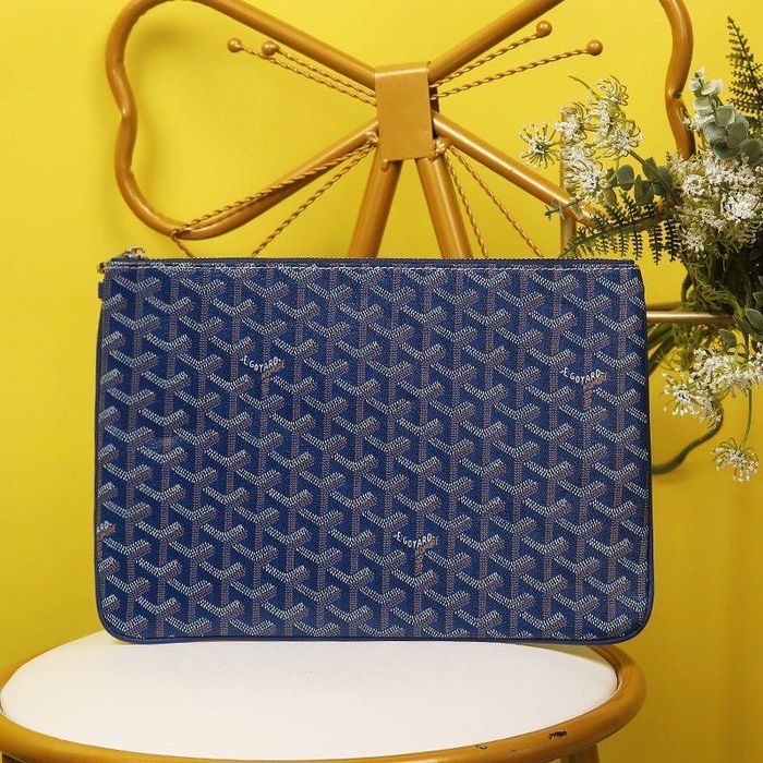 Клатч Goyard темно синий