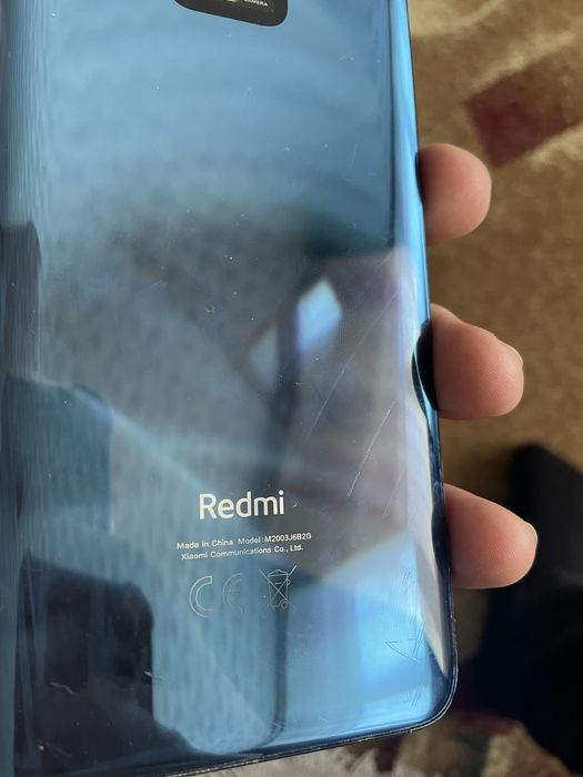 Редми нот 9про синий