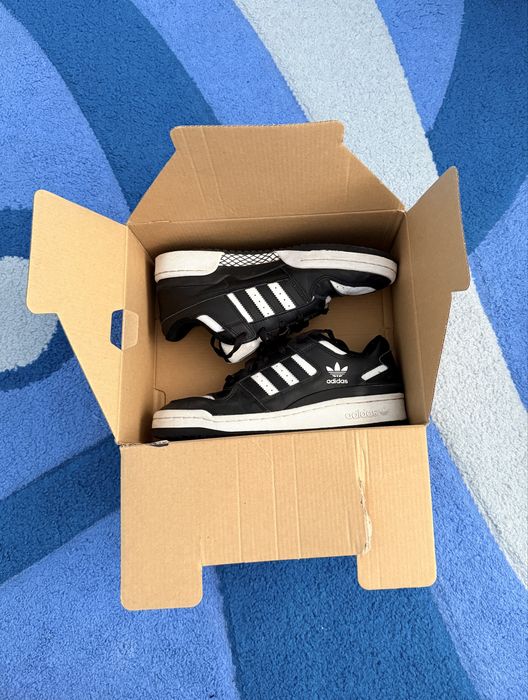 Adidas Forum Alb si Negru
