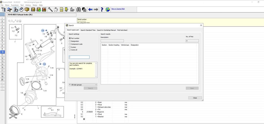 Instalare Scania Multi 2024.10 manuale de reparatii, catalog de piese