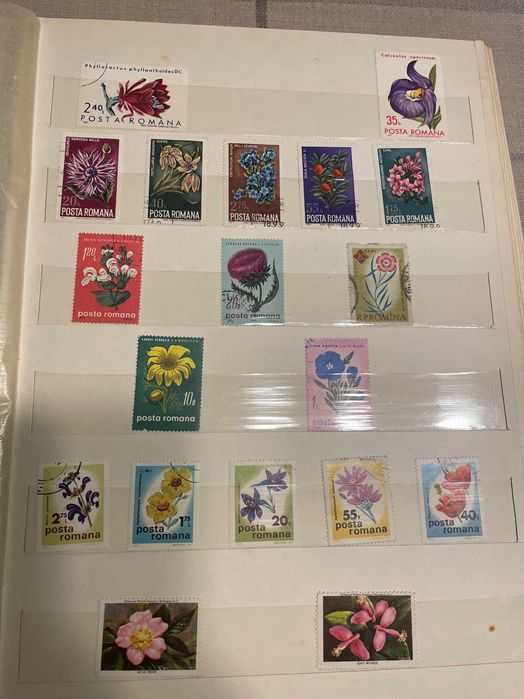 Vand clasor cu timbre vechi romanesti.