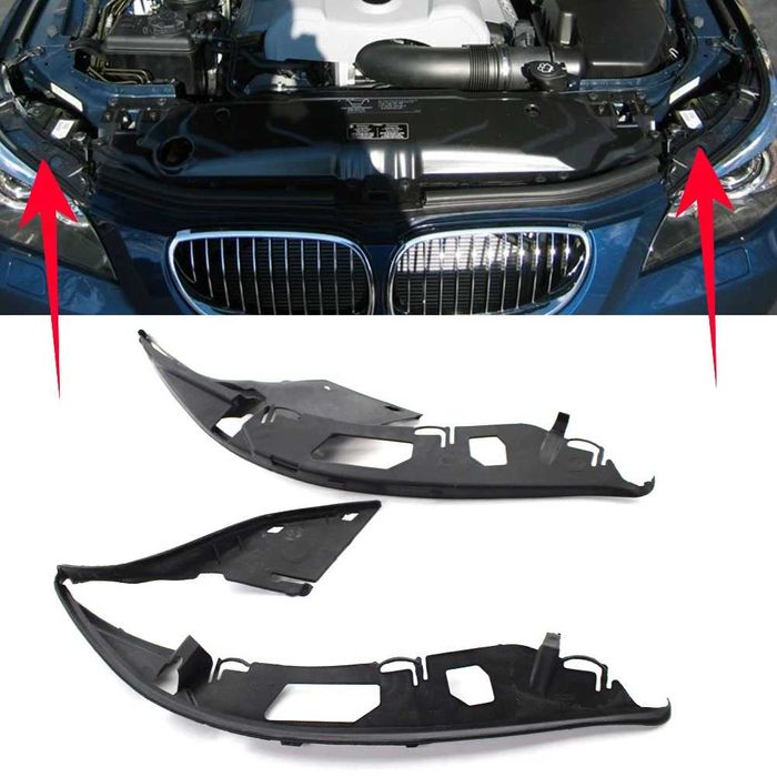 Set 2 Garnituri Etansare Sticla FAR Cauciuc BMW E60 E61, Stanga/Dreapta