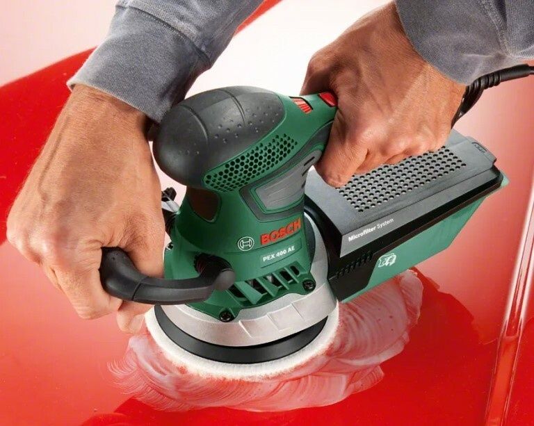 Эксцентриковая шлифмашина Bosch PEX 400 AE