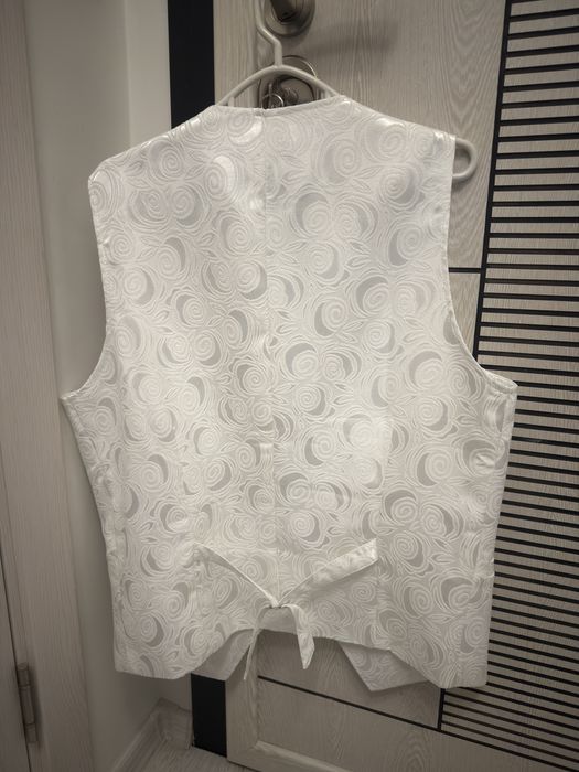 Мъжки бял елек - рамер М