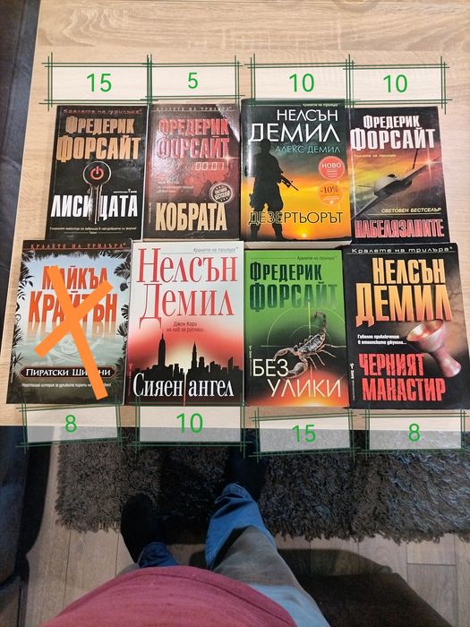 Книги, Кралете на трилъра, Том Кланси и др. Замяна за книги на Стивън