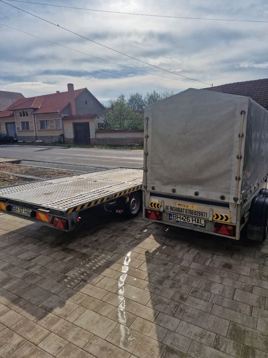 De Inchiriat / Inchirieri / Inchiriez trailer (platforma) și remorca