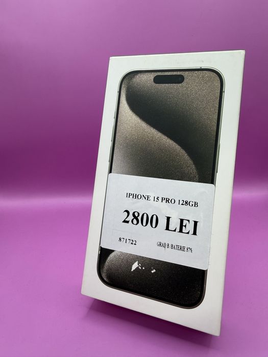 Iphone 15 PRO 128GB •Matei Amanet Margeanului•8717