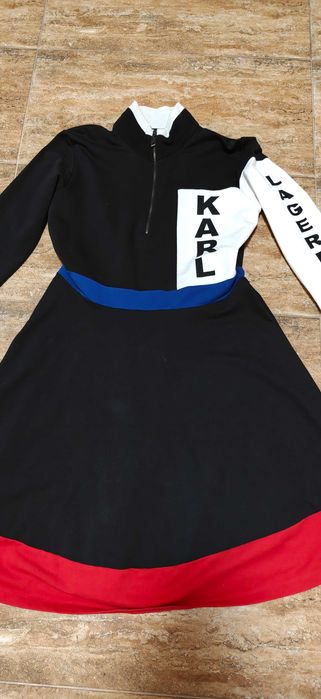 Karl Lagerfeld рокля памук