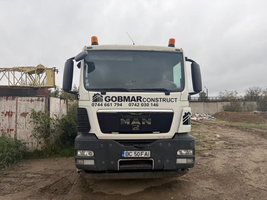 Man TGS183604X2BLS cu Macara Terex SCHIMB cu Buldoexcavator