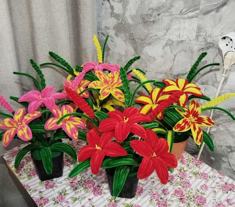 Цветы ручной работы