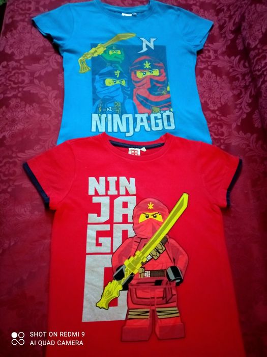 TRICOURI băieți cu lego NINJAGO.Varsta 5- 6 ani.116 cm