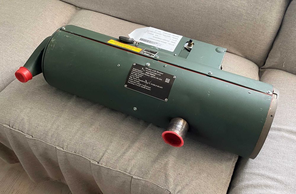 Incalzitor sirocco Hunter A20 armata USA military 60,000 BTU 17.58 kW