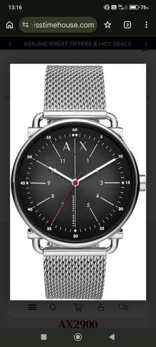 Ceas Armani Exchange pret fix