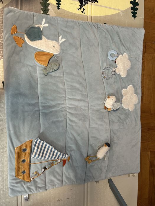 Дървена активна гимнастика и килимче Little Dutch - Sailors Bay