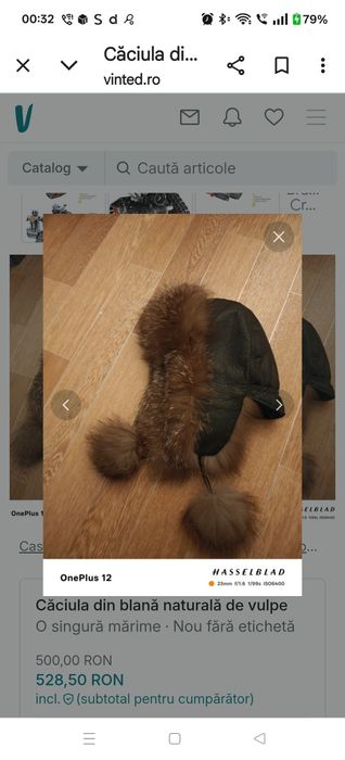 Căciula din blană naturală