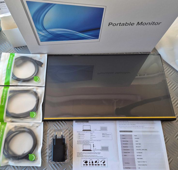 Преносим монитор EVICIV M185E04, 18,5 инча,  IPS, 120Hz, 100%sRGB