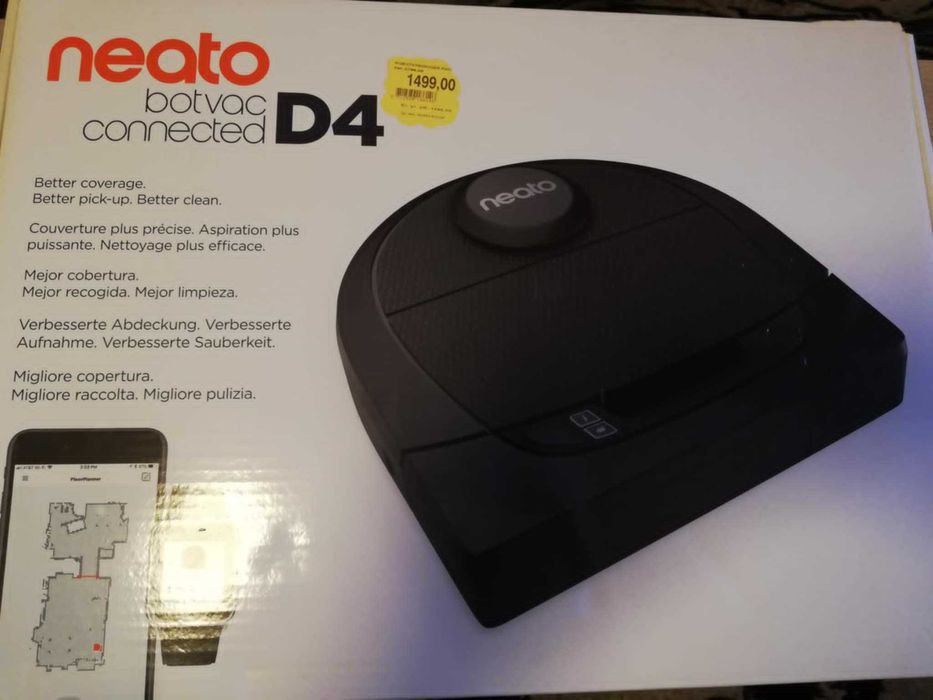 Neato D4 прахосмукачка робот
