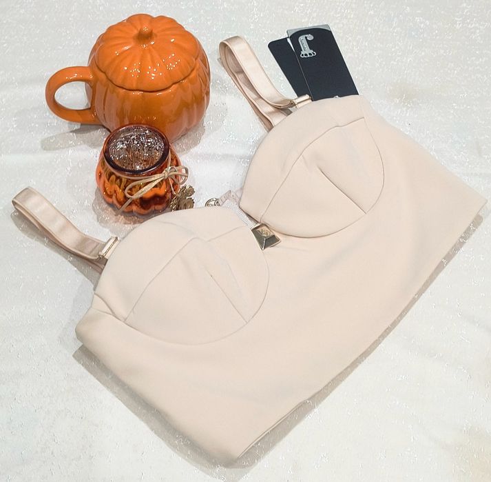 Къси панталони с колан и висока талия Junona Юнона топ бюстие риза