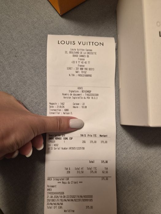 Чисто нов оригинален Ombre Nomade Louis Vuitton