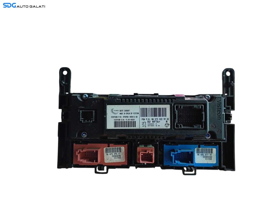 Panou Modul Unitate Comanda AC Aer Conditionat Clima Climatic Peugeot 407 2004 - 2010 Cod 96573322 96573322YP [L6108]