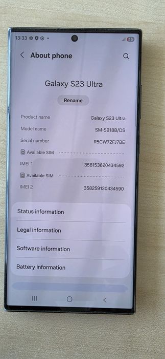 S23 Ultra  512GB