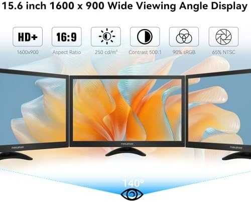 Thinlerain 15.6" монитор 1600×900 HDMI VGA