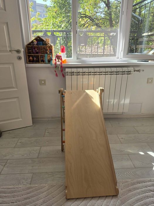 Пиклер триъгълник 2 модула с рампа Wooden Magic