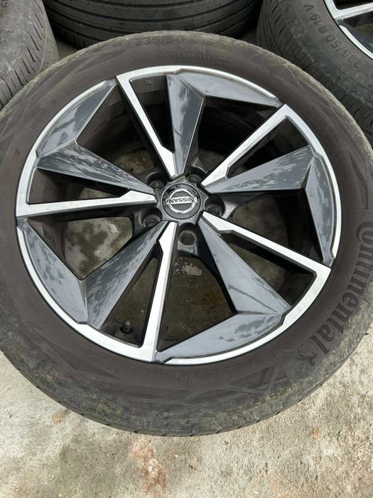 Оригинални 19" джанти Nissan Qashqai Tekna J12 + Continental 235/50 R19