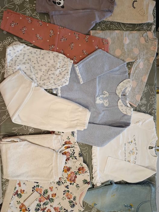 Комплекти пижами боди Zara GAP H&M George Primark Koton adidas 86/92