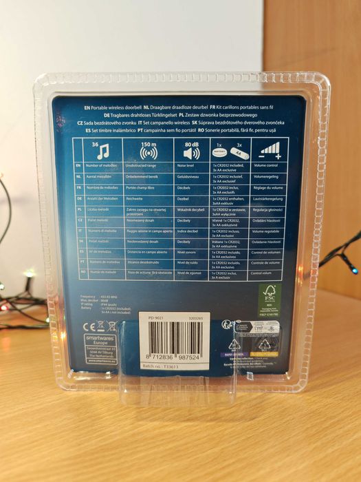 NOUA Sonerie ușa, wireless, portabila 150m distanta, 80 dB, 36 melodii