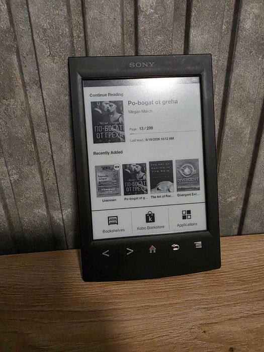 Електронен четец ereader Sony PRS-T2 6"