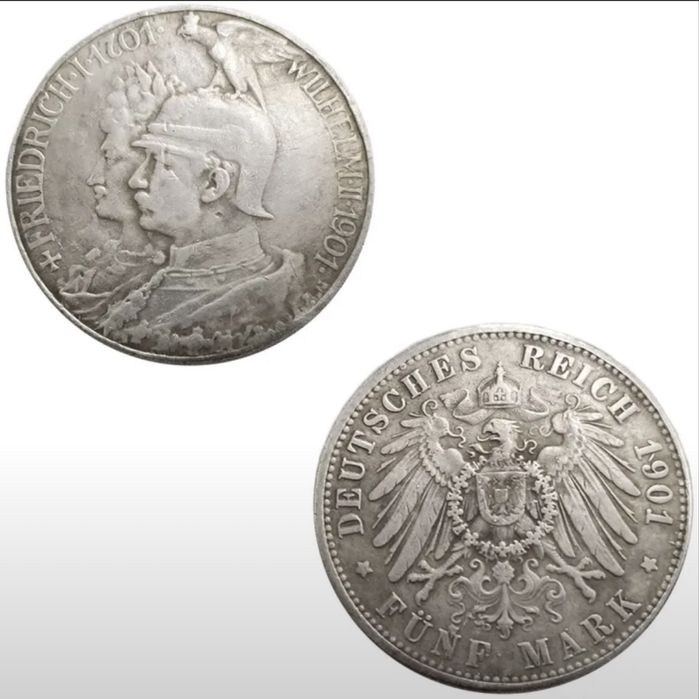 Немецкая монета 1901 год
