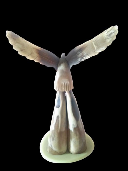 Статуэтка орла / СССР / рог и кость