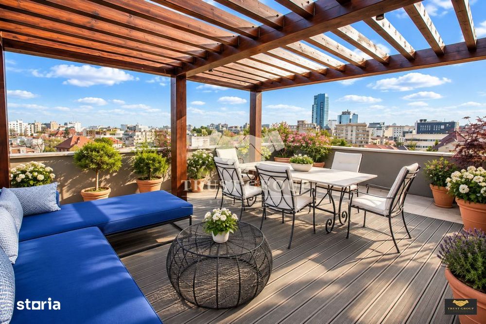 Penthouse deosebit 4 Camere Gradina Icoanei | Terasa | 2 locuri de par